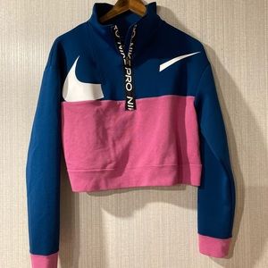 Nike Pro Get Fit Half Zip Fleece